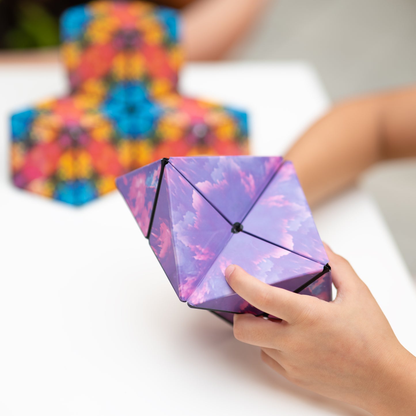 Plumotoys Sensory Box: Innovative Shape-Shifting Puzzle Toy - Explore Over 70 Intriguing Shapes, Mind-Challenging Fun for All Ages, Creative Exploration, Endless Entertainment