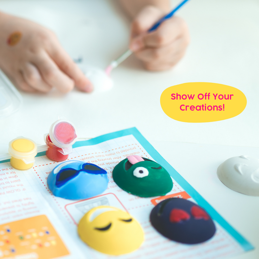 Brighten Your Child’s Day with Screen-Free Fun: The Emoji Smiley Painting Kit