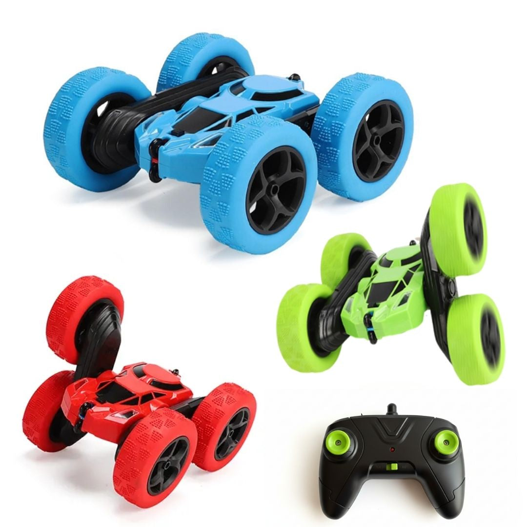 Double Sided RC Stunt Car Toy for Kids – 360° Spinning Drift Vehicle, Remote Control Off-Road Car with Flip Action, All-Terrain Hobby Car for Boys and Girls