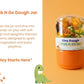 Prehistoric Sensory Dough Jar Kit for Kids - Travel Activity with Ancient Creature Figures & Charms - Fun Party Favor (DinoDough)