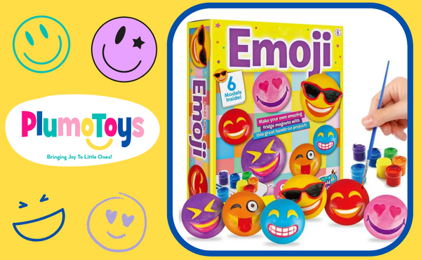 Smiley Mould and Pour Painting Kit for Kids Smiley Plaster Casting Set - Suitable for Children from 4 Years and Up toy best gift for boys girl ages  4 5 6 7 8 9 10