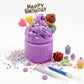 Happy Birthday Purple Slime Jar Kit – Grab & Go Sensory Slime Party Favor with Themed Charms for Kids