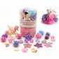 Unicorn Sensory Dough Jar Kit for Kids - Magical Activity with Mythical Charms & Sparkles - Travel Toy & Party Favor (Unicorn Sprinkle)