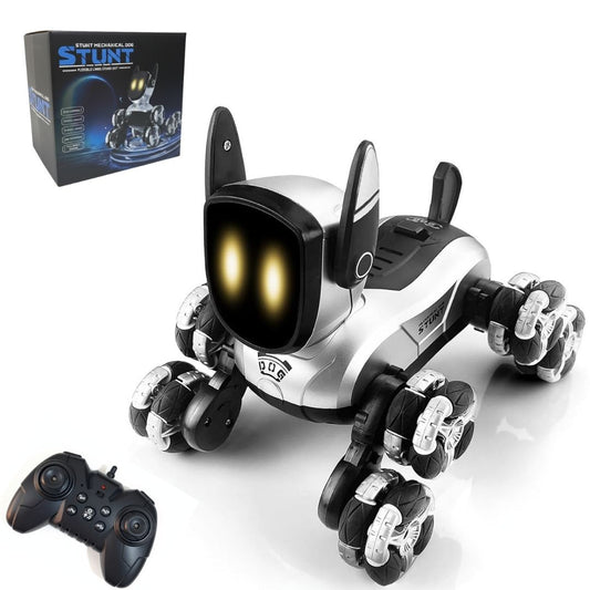 8-Wheel RC Robot Dog Car – Cartoon Style Remote Control Off-Road Vehicle Toy for Kids – All-Terrain, Durable Plastic Build, Fun Gift for Boys & Girls