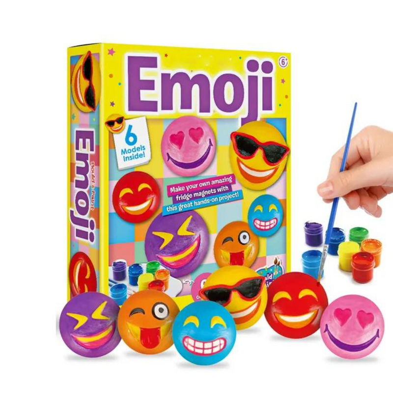 Smiley Mould and Pour Painting Kit for Kids Smiley Plaster Casting Set - Suitable for Children from 4 Years and Up toy best gift for boys girl ages  4 5 6 7 8 9 10