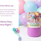 Happy Birthday Purple Slime Jar Kit – Grab & Go Sensory Slime Party Favor with Themed Charms for Kids