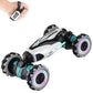 RC Deformation Stunt Car with Light Smoke & Gesture Control – Double-Sided 360° Flips Premium Remote Control Car Toy for Kids