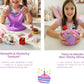 Happy Birthday Purple Slime Jar Kit – Grab & Go Sensory Slime Party Favor with Themed Charms for Kids
