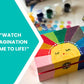 PlumoToys All-In-One DIY Wooden Treasure Box Painting Kit for Kids -Gift for Boys and Girls of All Ages, Use as Memory box Halloween box Jewelry box