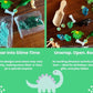 Dino Adventure Slime Jar Kit – Grab & Go Sensory Slime with Dinosaur Charms for Kids