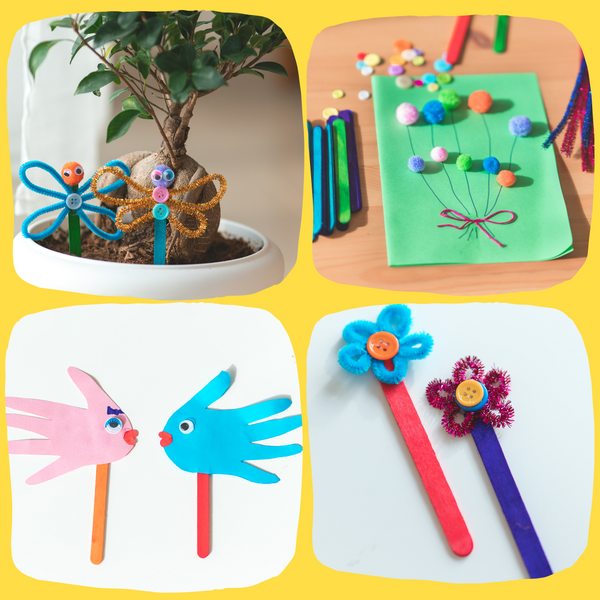 PlumoToys Art & Craft Kit for Kids 1000 PCS DIY Craft Crafting kit Learn Crafts Homeschool Educational Activity Include Storage Organizer Box Caboodle