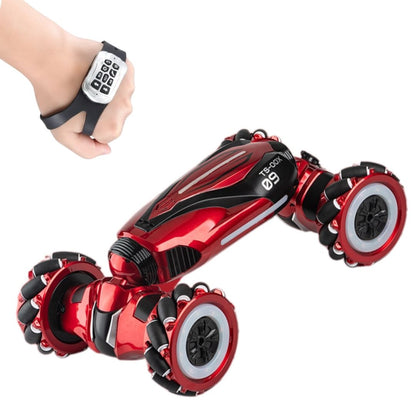 RC Deformation Stunt Car with Light Smoke & Gesture Control – Double-Sided 360° Flips Premium Remote Control Car Toy for Kids