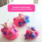 Unicorn Sensory Dough Jar Kit for Kids - Magical Activity with Mythical Charms & Sparkles - Travel Toy & Party Favor (Unicorn Sprinkle)
