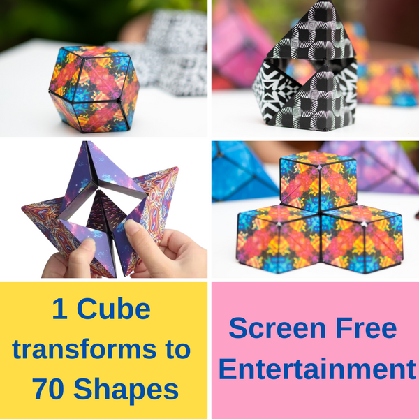 Plumotoys Sensory Box: Innovative Shape-Shifting Puzzle Toy - Explore Over 70 Intriguing Shapes, Mind-Challenging Fun for All Ages, Creative Exploration, Endless Entertainment