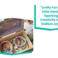 PlumoToys All-In-One DIY Wooden Treasure Box Painting Kit for Kids -Gift for Boys and Girls of All Ages, Use as Memory box Halloween box Jewelry box