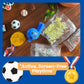 Sports Stars Slime Jar Kit – Grab & Go Sensory Slime with Sports Charms for Kids