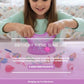 Happy Birthday Purple Slime Jar Kit – Grab & Go Sensory Slime Party Favor with Themed Charms for Kids