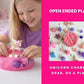 Unicorn Sensory Dough Jar Kit for Kids - Magical Activity with Mythical Charms & Sparkles - Travel Toy & Party Favor (Unicorn Sprinkle)