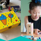 PlumoToys All-In-One DIY Wooden Treasure Box Painting Kit for Kids -Gift for Boys and Girls of All Ages, Use as Memory box Halloween box Jewelry box