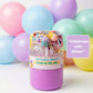 Happy Birthday Purple Slime Jar Kit – Grab & Go Sensory Slime Party Favor with Themed Charms for Kids