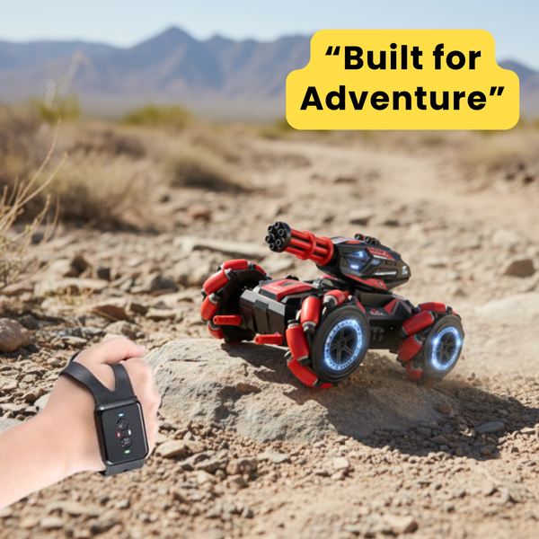 Children Remote Control Battle Tank Toys Can Fire Water Bombs Multiple Driving Modes Gesture Sensor Spray Four-Wheel Drive Tank