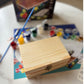 PlumoToys All-In-One DIY Wooden Treasure Box Painting Kit for Kids -Gift for Boys and Girls of All Ages, Use as Memory box Halloween box Jewelry box