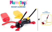 PlumoToys Dual Stomp Rocket Launcher Toy for Kids| Stomp Kids Foam Rockets With 6 Foam Rockets |Shoots Up to 100 Feet|Gift Toys for 3 4 5 6 7 8 9 10 11 Year Old Boys Girls