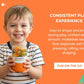 Prehistoric Sensory Dough Jar Kit for Kids - Travel Activity with Ancient Creature Figures & Charms - Fun Party Favor (DinoDough)
