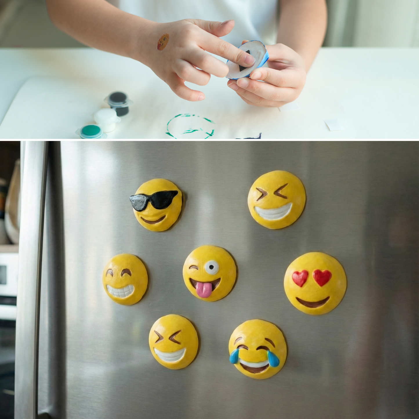 Smiley Mould and Pour Painting Kit for Kids Smiley Plaster Casting Set - Suitable for Children from 4 Years and Up toy best gift for boys girl ages  4 5 6 7 8 9 10