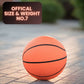 Plumotoys Glow in The Dark Basketball for Teen Boy | Glowing Red Basket Ball, Light Up LED Toy for Night Ball Games | Sports Stuff & Gadgets for Kids Age 8 Years Old and Up