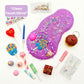 Happy Birthday Purple Slime Jar Kit – Grab & Go Sensory Slime Party Favor with Themed Charms for Kids