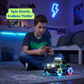 RC Stunt Drift Truck with LED Light-Up Wheels – 360° Rotation All-Terrain Remote Control Crawler Off-Road Vehicle Toy for Kids