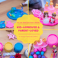 Princess Sensory Dough Kit – 3 Soft Dough Jars with Royal Charms & Tools – Creative Toys for Kids Ages 3-6, Screen-Free Indoor Activity for Girls and Boys