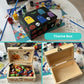 PlumoToys All-In-One DIY Wooden Treasure Box Painting Kit for Kids -Gift for Boys and Girls of All Ages, Use as Memory box Halloween box Jewelry box