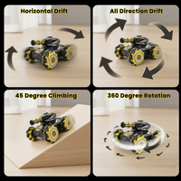 Children Remote Control Battle Tank Toys Can Fire Water Bombs Multiple Driving Modes Gesture Sensor Spray Four-Wheel Drive Tank