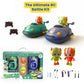 2 Player RC Bumper Car Set – Remote Control Battle Cars with Drivers, Dual Remote Cartoon Racing Vehicles for Kids