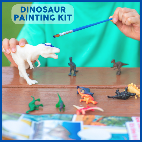 PlumoToys Kids Dinosaur Painting Kit, art kit Paint Dino Party Favors, Painting kit for kids Ideas for Kids Activities Age 4 5 6 7 8 9 10…