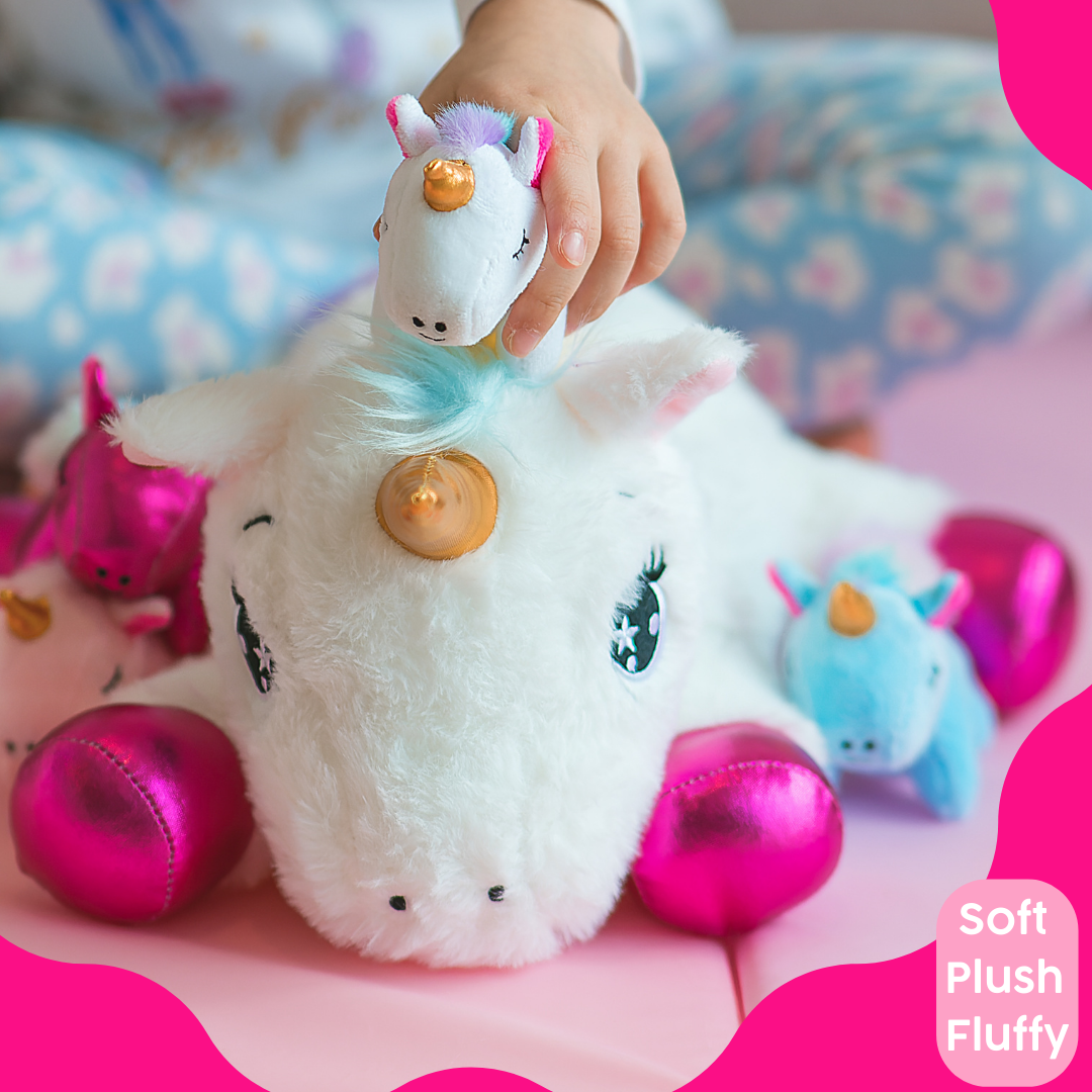 PlumoToys Unicorn Stuff plush toy 40cms Tall Animals for Girls