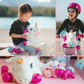 PlumoToys® Unicorn Stuff plush toy 40cms Tall Animals for Girls Ages 3 4 5 6 7 8 Years; Stuffed Mommy Unicorn Toys with 4 Baby Puppies, Soft Toy Pillows for Girls… (Unicorn)