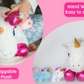 PlumoToys® Unicorn Stuff plush toy 40cms Tall Animals for Girls Ages 3 4 5 6 7 8 Years; Stuffed Mommy Unicorn Toys with 4 Baby Puppies, Soft Toy Pillows for Girls… (Unicorn)