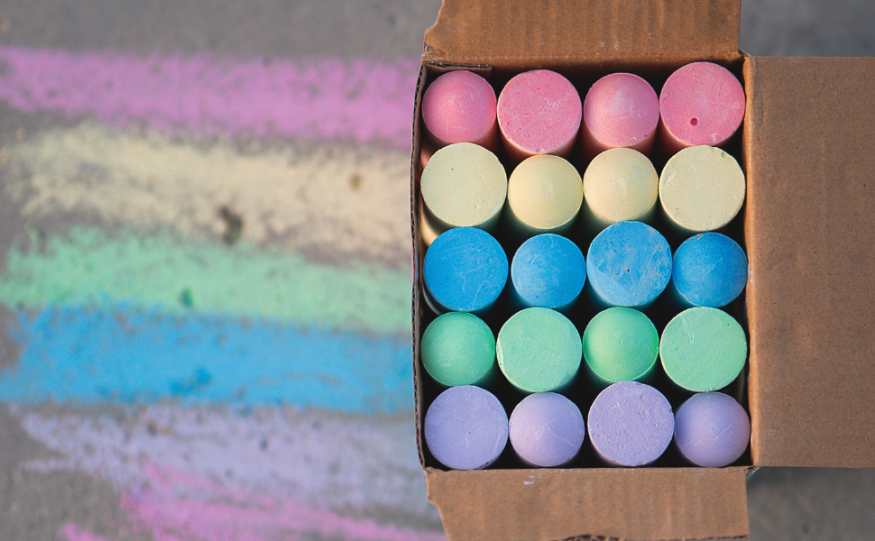 Bulk 100 Pc. Colored Chalkboard Chalk