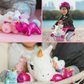 PlumoToys® Unicorn Stuff plush toy 40cms Tall Animals for Girls Ages 3 4 5 6 7 8 Years; Stuffed Mommy Unicorn Toys with 4 Baby Puppies, Soft Toy Pillows for Girls… (Unicorn)