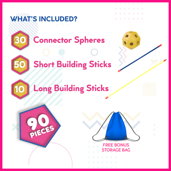 PlumoToys® 90 PCS Fort Building Kit Construction Toys for kids Gift | Build Indoor Outdoors Rocket Ship Play Tent Tower Castles Tunnels Boat Educational STEM toys for Boys Girls Age 5,6,7,8,9,10+