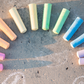 PlumoToys® 40 Pcs Chalk Set 10 colors washable colorful chalk set for school supplies and home sidewalk chalk set toys gift party favor for girls boys 3,4,5,6,7,8,9,10 years ol