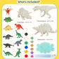 PlumoToys Kids Dinosaur Painting Kit, art kit Paint Dino Party Favors, Painting kit for kids Ideas for Kids Activities Age 4 5 6 7 8 9 10…