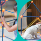 PlumoToys® 90 PCS Fort Building Kit Construction Toys for kids Gift | Build Indoor Outdoors Rocket Ship Play Tent Tower Castles Tunnels Boat Educational STEM toys for Boys Girls Age 5,6,7,8,9,10+