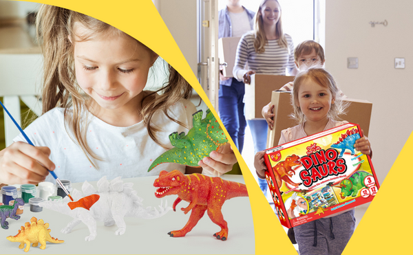 PlumoToys Kids Dinosaur Painting Kit, art kit Paint Dino Party Favors, Painting kit for kids Ideas for Kids Activities Age 4 5 6 7 8 9 10…
