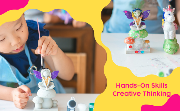 PlumoToys® Unicorn Painting Kit Princess|Arts & Crafts Kit|Painting Supplies for kids|Spark Creativity and Imagination|Safe and Non-Toxic|Birthday Christmas Craft Gift for Kids Girls Boys 4 5 6 7 8 9