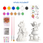 PlumoToys® Unicorn Painting Kit Princess|Arts & Crafts Kit|Painting Supplies for kids|Spark Creativity and Imagination|Safe and Non-Toxic|Birthday Christmas Craft Gift for Kids Girls Boys 4 5 6 7 8 9
